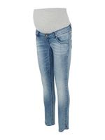 Mamalicious Slim Fit Zwangerschapsjeans Dames Blauw