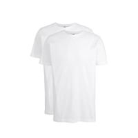 Lerros T-Shirt 2er-Pack, Rundhals, Regular Fit, für Herren, weiß