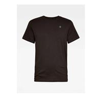 G-Star RAW Shirt, Kurzarm, Bio-Baumwolle, uni, für Herren, schwarz