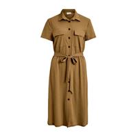 VILA - maat S-VISAFINA SS SHIRT DRESS - NOOS Dames Jurk