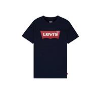 Levi's Kids T-shirt Batwing met logo donkerblauw