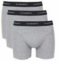 Claesens Boxershort Boston 3-pack grijs