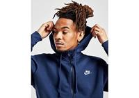 Nike Hoodie NSW Club - Navy/Wit