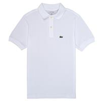 Lacoste Regular Fit Lacoste-Kinder-Polo aus Petit Piqué - Weiß 