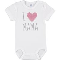 Sanetta Body "I love Mama", Bio-Baumwolle, für Babys, weiss