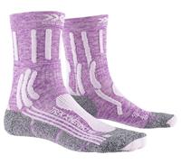 X-Socks Trek X Merino Trekkingsocken Damen magnolia purple melange/dolomite grey