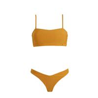 Brunotti bandeau bikini Alexissa geel