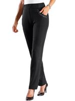 Jersey pantalon, zwart