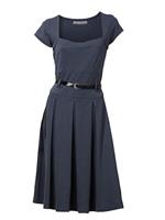 heine STYLE Jerseykleid mit Bindegürtel mit Bindegürtel