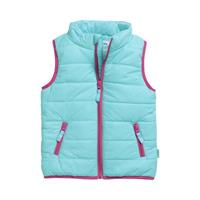 Playshoes gewatteerde bodywarmer aqua roze