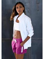H.I.S Strandshort met tapestrepen opzij