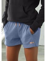 Bench. Loungewear Relaxshorts Sweatbroek met korte zijopeningen en zijzakken, loungewear