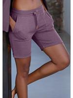 Bench. Loungewear Bermuda met opgerolde pijpzomen en zijzakken, loungewear