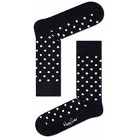 Happy Socks Small Dot Sokken, Zwart/Wit