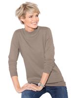 Classic Basics Pullover mit Stehkragen