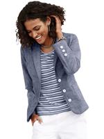 Casual Looks blazer met schoudervullingen