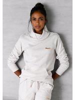 Bench. Loungewear Lang sweatshirt met staande kraag in laagjeslook en kangoeroezak, loungewear
