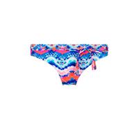 Venice Beach bikinibroekje met all over print blauw/roze
