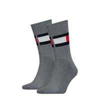 Tommy Hilfiger Socken "Flag", 758 middle grey melange