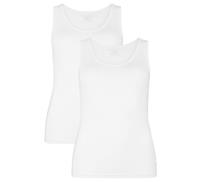 Bamboo Basics 2-pak hemden dames - brede band - Anna - Bamboe onderhemd ronde hals - huidvriendelijk