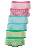 Petite fleur Hipster van elastisch katoen (6 stuks, Set van 6)