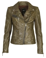 Maze Bikerjacke mit Stickereien Vegas