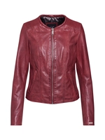 Maze Biker Lederjacke mit grünem Innenfutter Smaragd