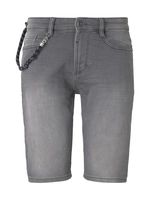 Tom Tailor Jeanshosen Sweat Jeans-Shorts, grey denim