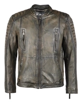 MUSTANG Lederjacke mit Brusttaschen Cruz