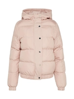 Urban Classics Hooded Puffer Daunenjacke Damen, altrosa