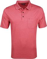 Casa Moda Polo-Shirt, Brusttasche, uni, für Herren, 439 ROT, rot