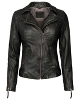 Mustang Bikerjacke mit stylischem Muster auf dem Rücken Aniwa, black