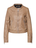 Maze Bikerjacke mit coolen Zippern Grenada, beige