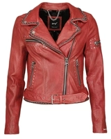 Maze Lederjacke rockig Spicer, red