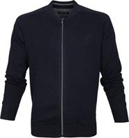 Sweater Casa Moda Vest Zip Navy
