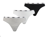 Puma String Dames Zwart/Wit/Grijs 3-Pack-XL