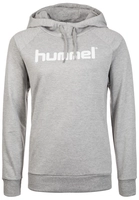 Hummel Go Cotton Logo Hoodie - Grijs Dames