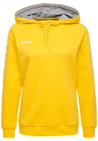 hummel hmlGO Baumwoll Hoodie Damen sports yellow