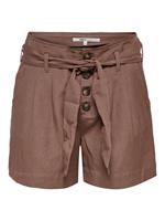 ONLY High-waist Riem Shorts Dames Rood