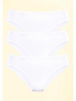 Sloggi Jazz-hipsters 24/7 katoen Tai C3P Elastische tailleband met kant, platte naden (3 stuks)