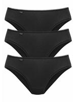 Sloggi Jazz-hipsters 24/7 katoen Tai C3P Elastische tailleband met kant, platte naden (3 stuks)