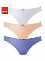 Petite fleur String achter geheel van fijne jacquard-kant (3 stuks)