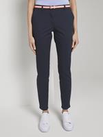 Tom Tailor Eenvoudige Chino met Riem, Dames, Sky Captain Blue