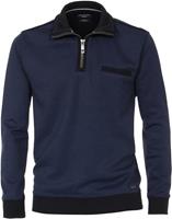 Casa Moda Herren Sweatshirt uni, Aquadunkelblau