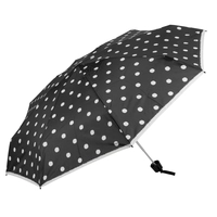 Knirps Taschenregenschirm "T010 Small Manual Dot Art Black"