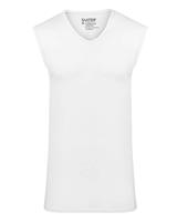 Slatertretch 1-pack Mouwloos T-shirt V-hals Wit  