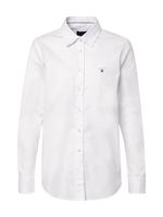 Gant Overhemdblouse met een stijlvol logoborduursel