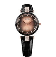 JOWISSA Quarzuhr »Facet Strass Swiss Ladies Watch«