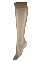 Marianne Lycra Kniekous 15 denier satin sheers -Muscat