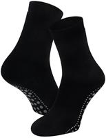 Basset Antislip sokken van katoen-Black-35/38